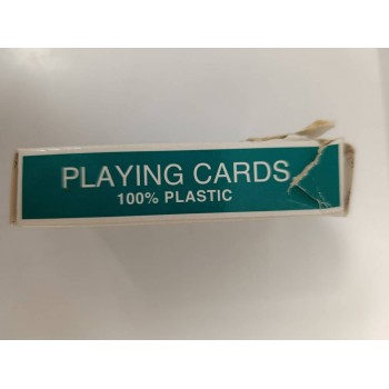 Kosmetinis defektas Texas Poker Hold Em žaidimo kortos (tamsiai žalios) Modiano